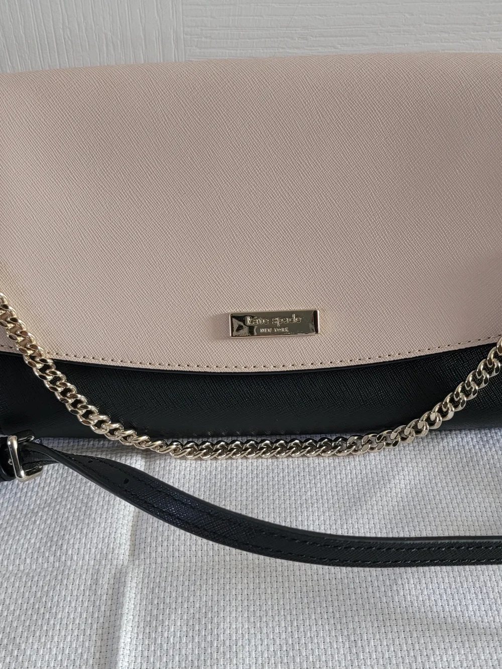 Kate Spade Two-Tone Pink and Black Crossbody Bag